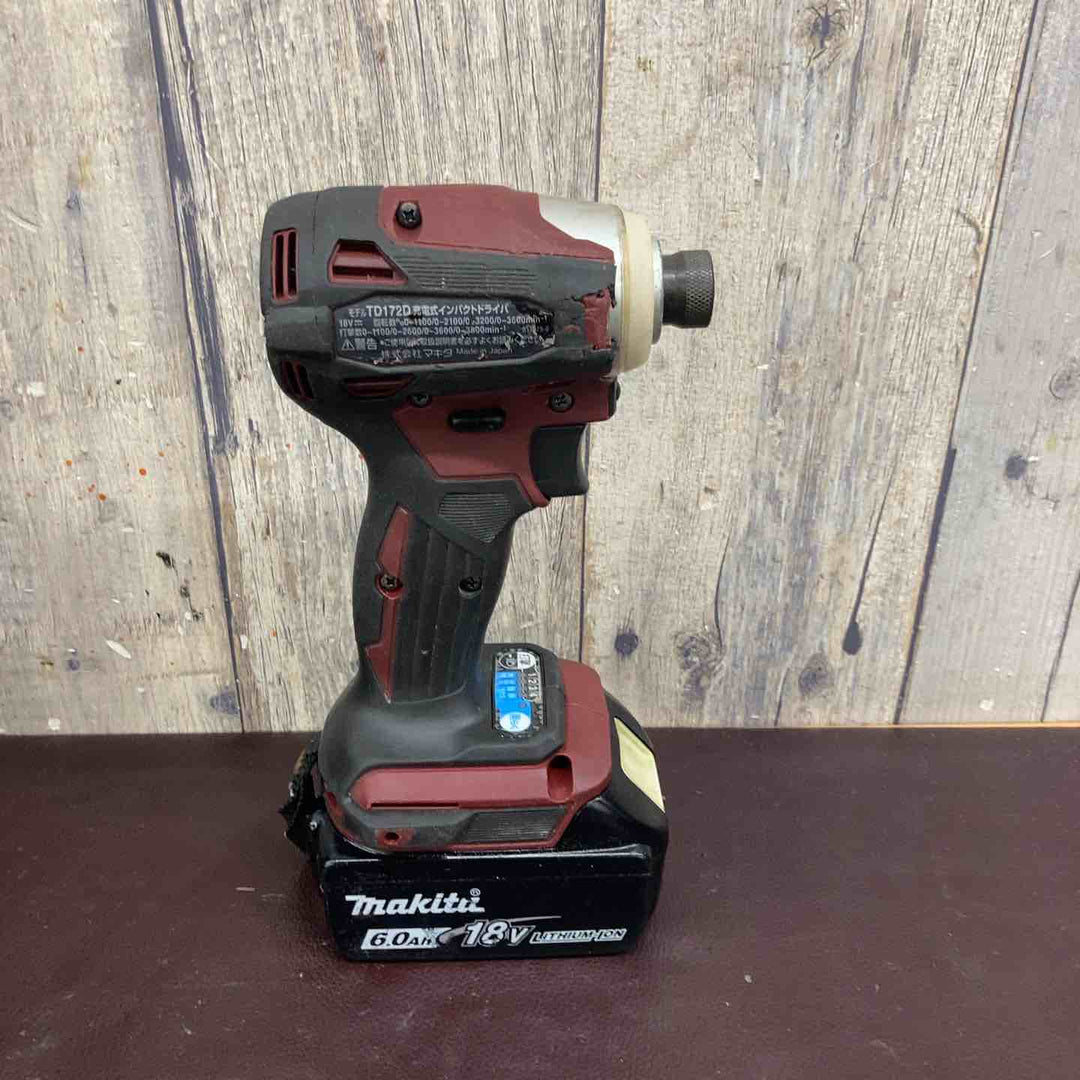 【中古品】 マキタ(makita) コードレスインパクトドライバー TD172DGXAR 【東大和店】
