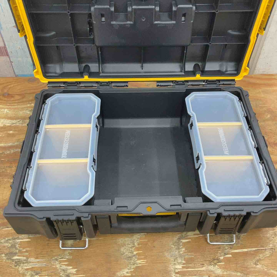 ◇デウォルト(DEWALT) タフシステム2.0 システム収納BOX Sサイズ 工具箱 収納ケース ツールボックス DS165 積み重ね収納 DWST83293-1【柏店】