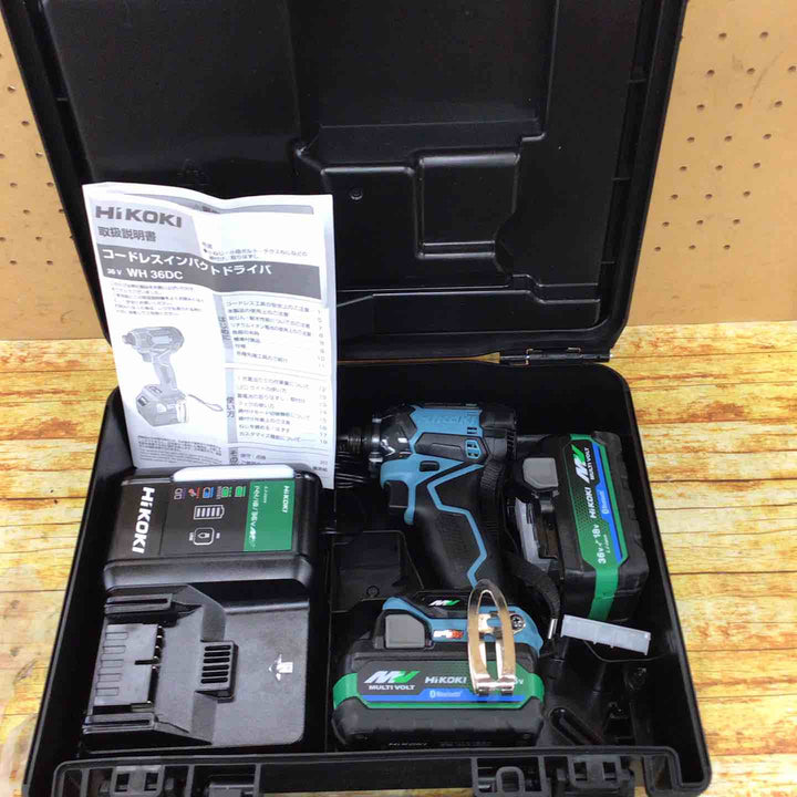 ハイコーキ(HIKOKI ※旧:日立工機) コードレスインパクトドライバー WH36DC(2XPSZ)(CB)【川崎店】