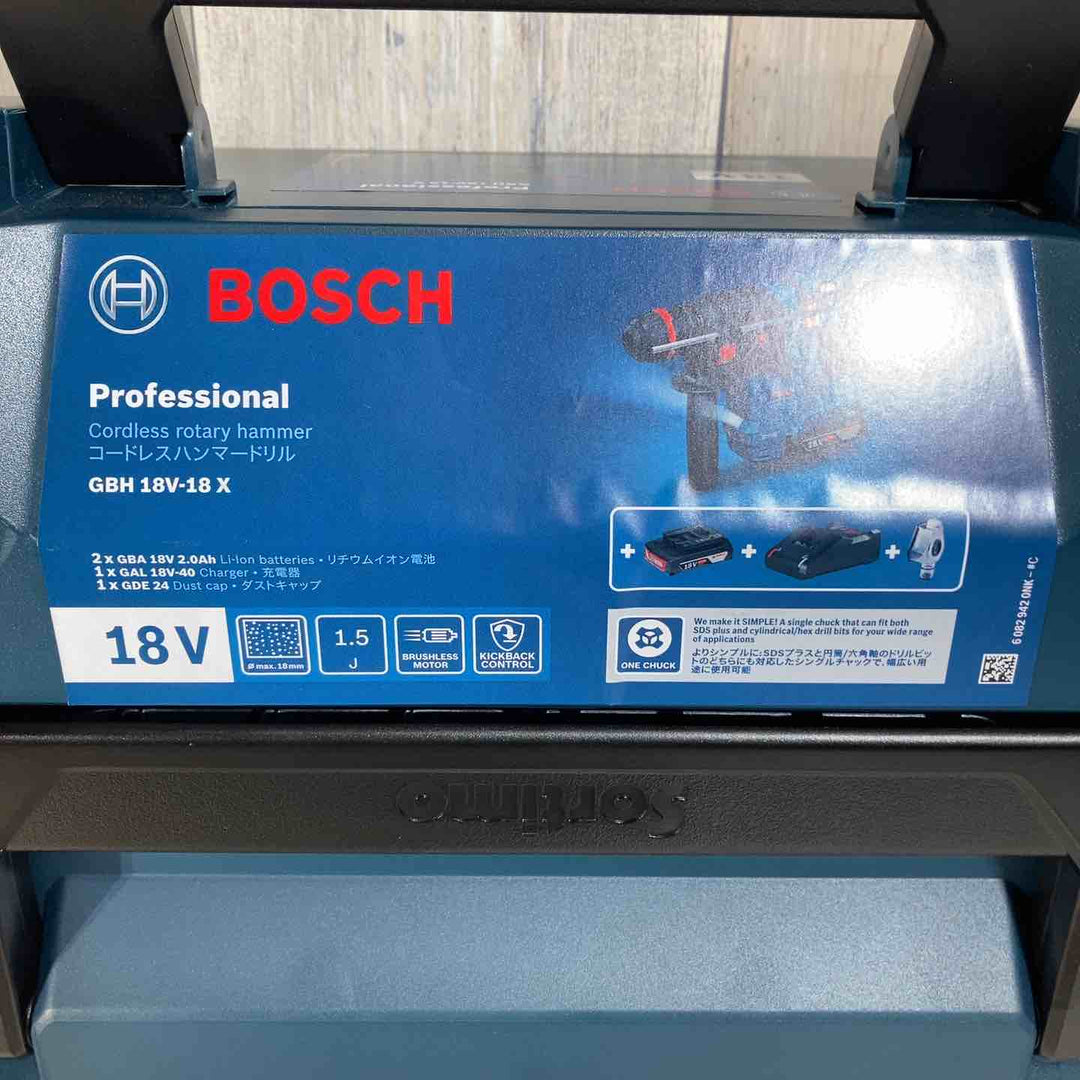 ◇ボッシュ(BOSCH) 18V コードレスハンマードリル GBH18V-18X ケースに傷・汚れあり【戸田店】