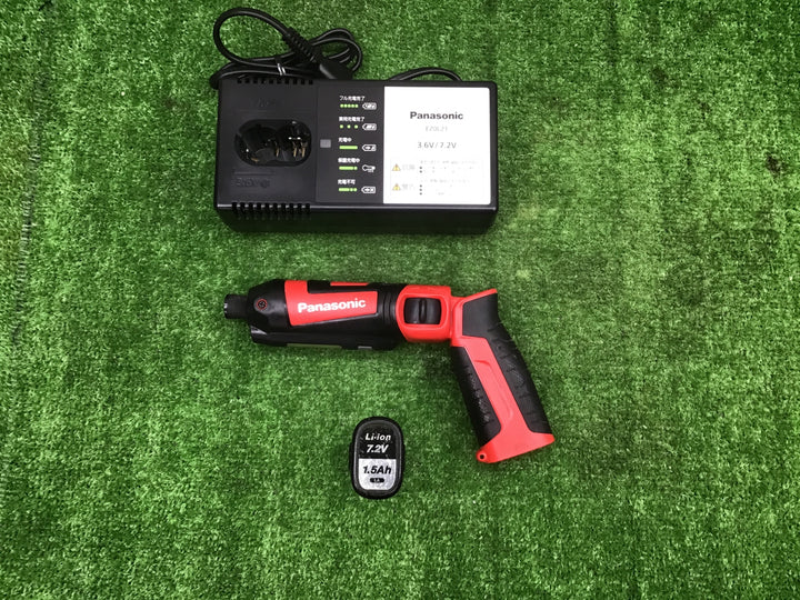 ◇パナソニック(Panasonic) 充電スティックインパクトドライバー 7.2V  レッド EZ7521X-R【富山店】◆A