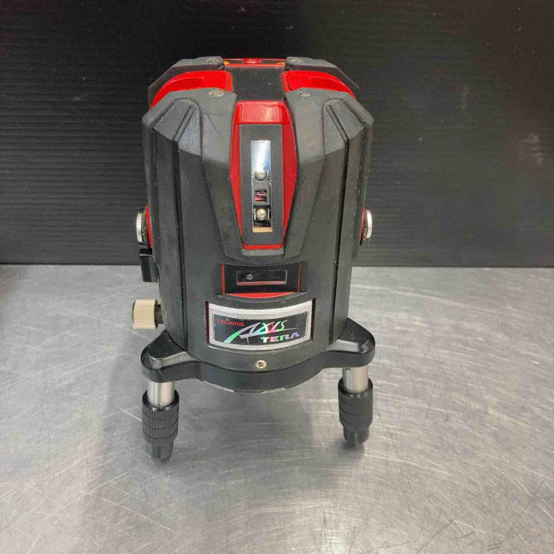 【中古品】 タジマ(TAJIMA) レーザー墨出し器 AXIS TERA テラ KYR 10m 矩・横・両縦 AXT-KYR 受光器付属 水平器 レベル 【東大和店】