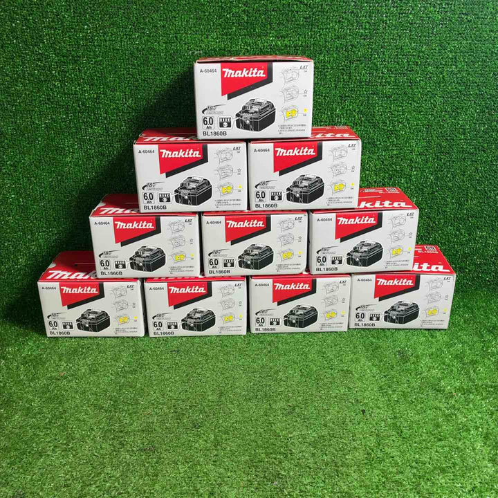 【未使用品】 マキタ (makita) リチウムイオンバッテリー 18V/6.0Ah BL1860B 10個セット 【藤沢店】