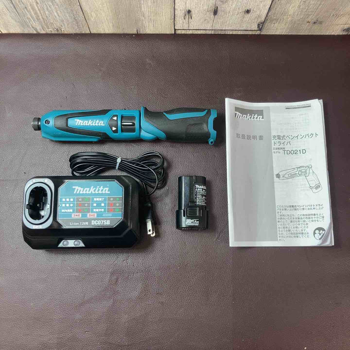 【中古品】 マキタ(makita) 7.2V コードレスペンインパクトドライバ TD021DSHSP 【東大和店】