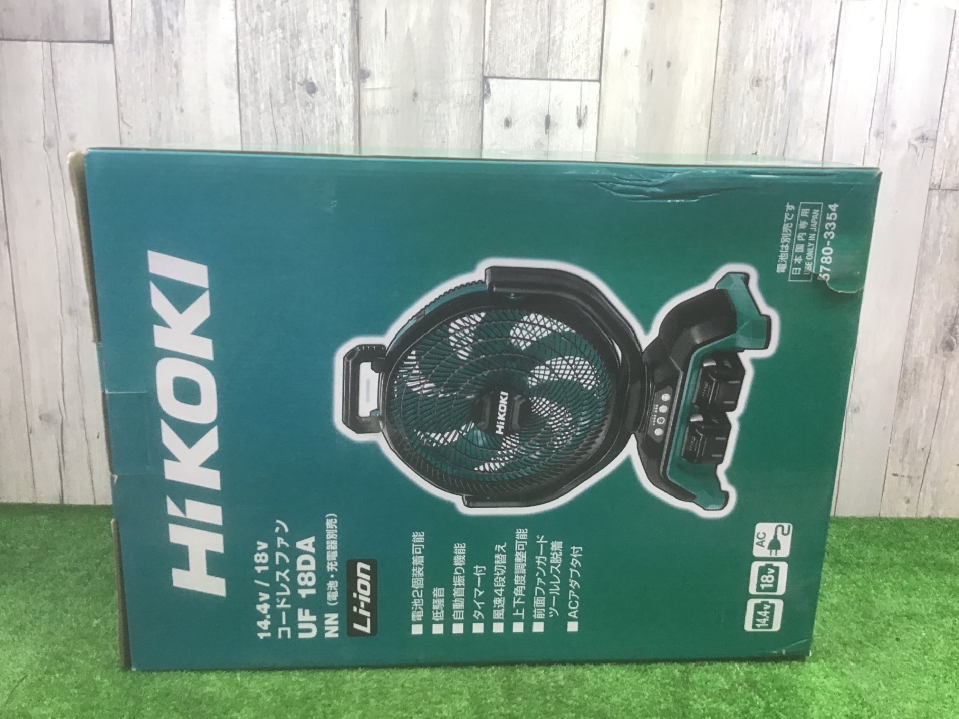 ☆ハイコーキ(HIKOKI ※旧:日立工機) コードレスファン UF18DA(NN)(本体