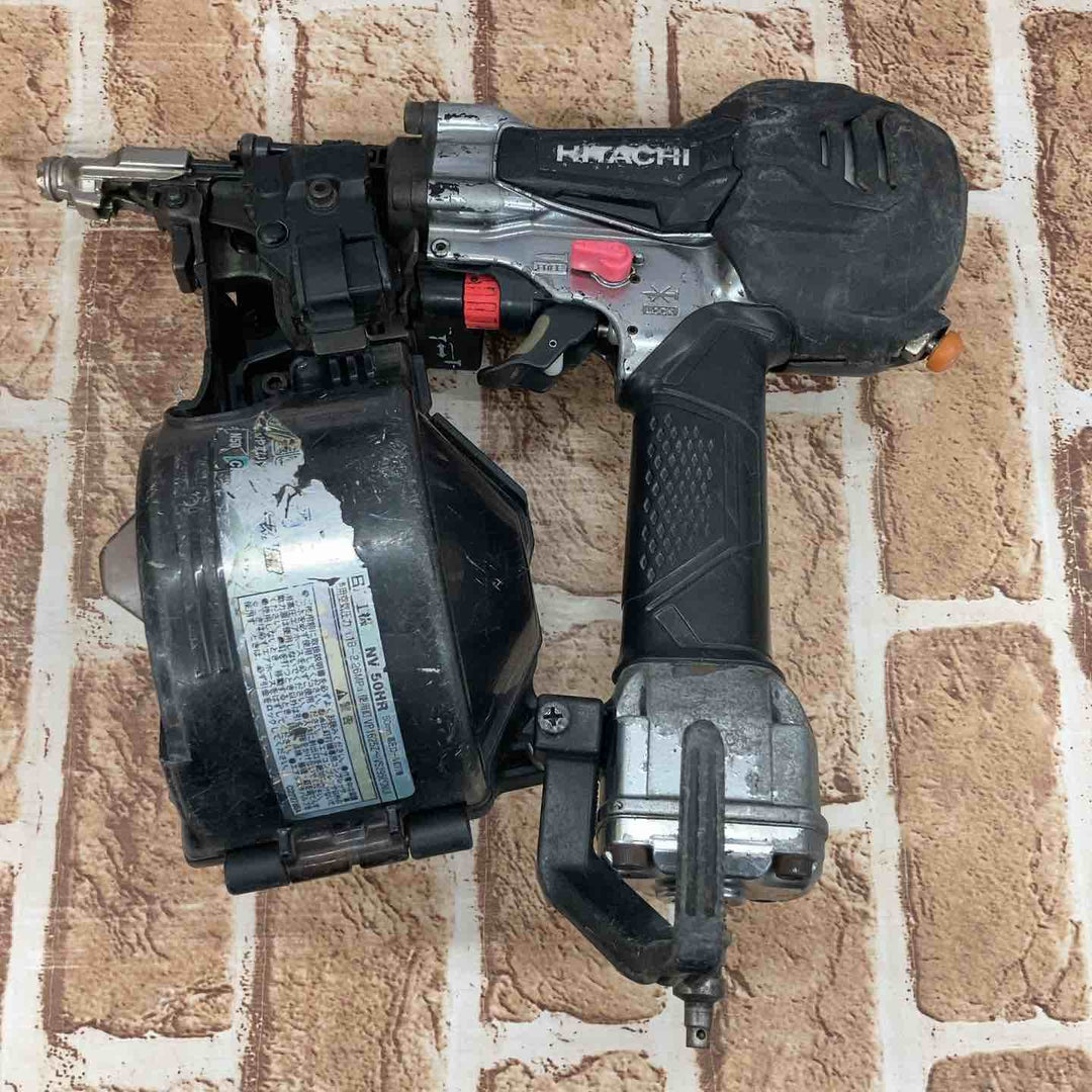 【現状品/動作詳細要確認】ハイコーキ(HIKOKI ※旧:日立工機) 高圧エア釘打ち機 NV50HR(SGK)  銀鏡モデル【所沢店】