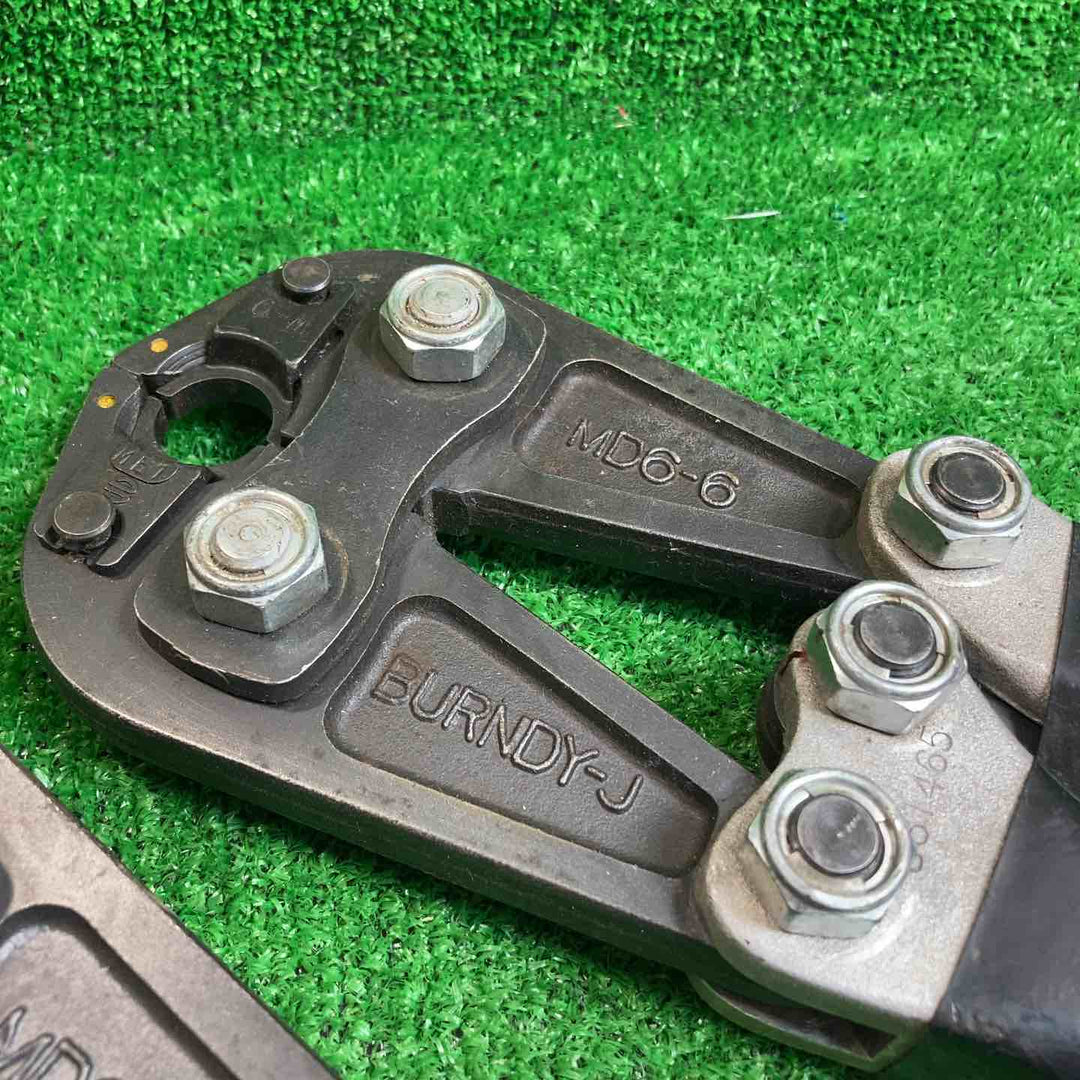 BURNDY-J 引込線用圧縮圧着工具 MD6-6 二個セット【川崎店】