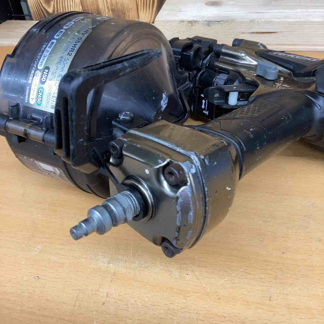★ハイコーキ(HIKOKI ※旧:日立工機) 高圧エア釘打ち機 NV50HR2(N)【越谷店】