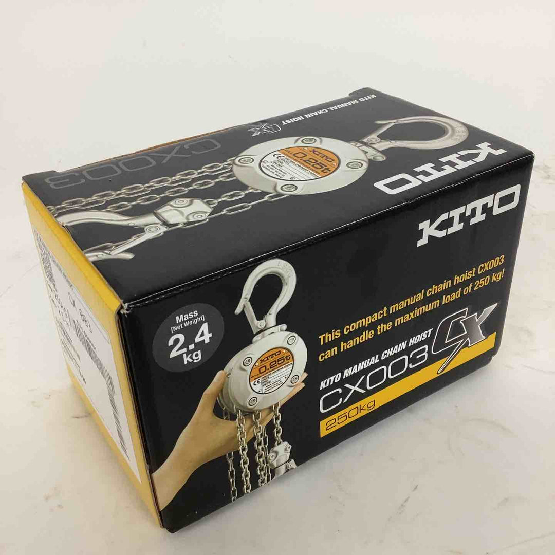 ★KITO(キトー) チェーンブロック CX003 (CX1A)【狭山】