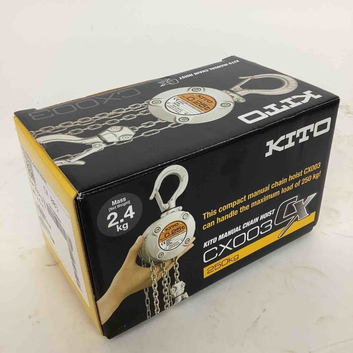 ★KITO(キトー) チェーンブロック CX003 (CX1A)【狭山】