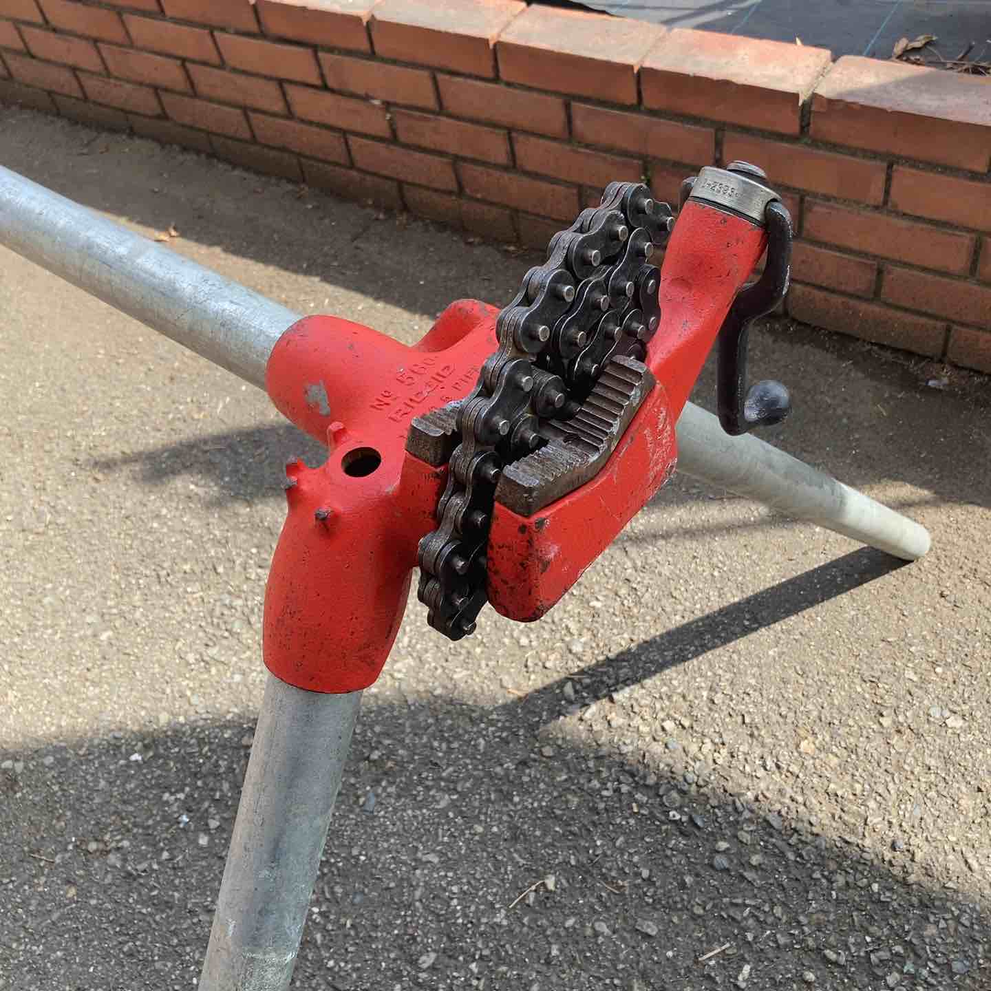 店頭受取り限定】RIDGID スタンドチェーンバイス モデル：560