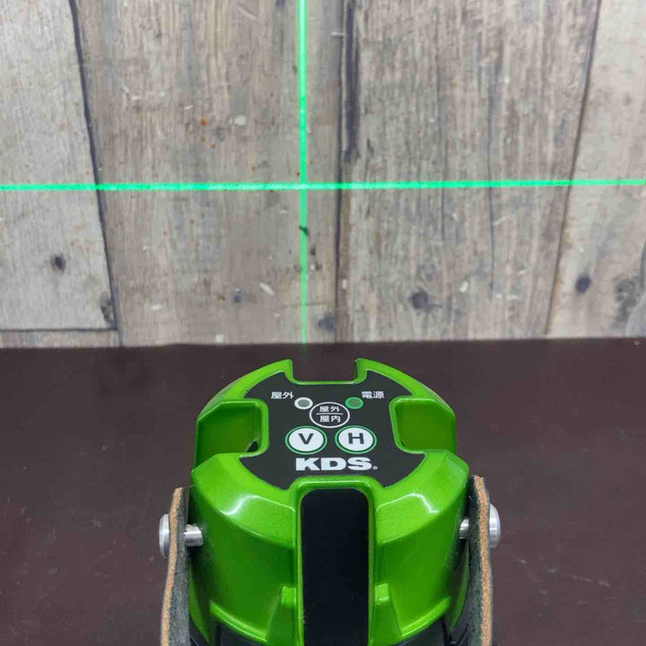 【中古品】KDS リアルグリーン レーザー墨出し器 縦・横  ATL-25RG【東大和店】