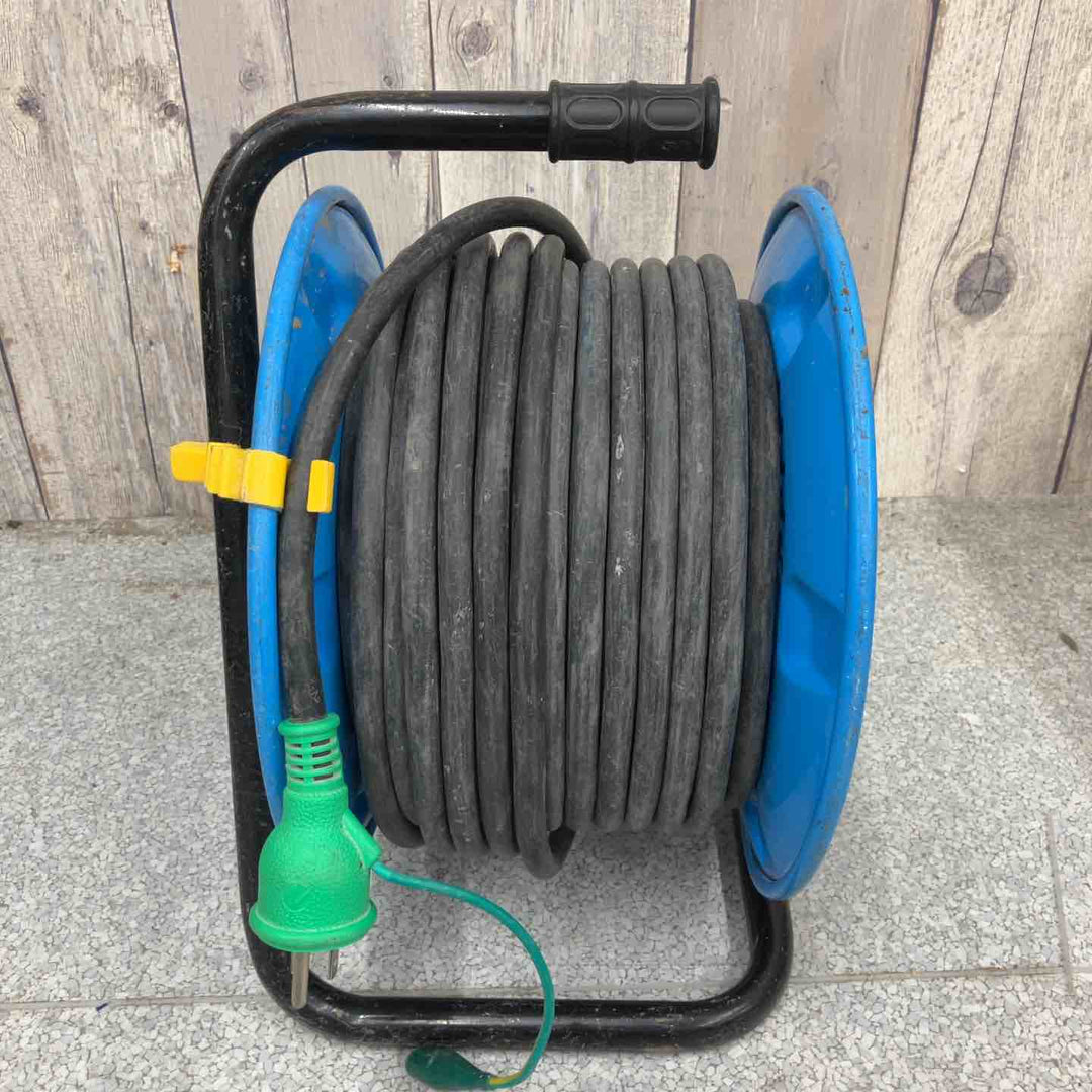 ◇日動(NICHIDO) 電工ドラム NPW-EK33YS コードリール  温度センサー付き 30ｍ 防雨型【八潮店】
