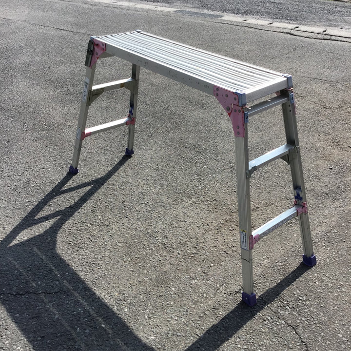 【現状品 / 店頭受取り限定】 ハセガワ アルミ伸縮足場台 DRS-1090B 【鴻巣店】