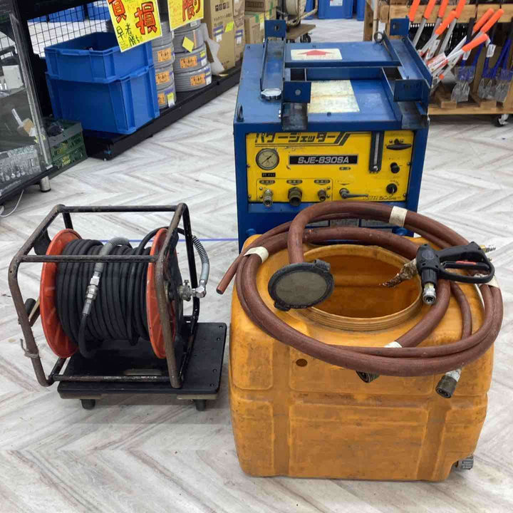 【店頭受取り限定】◇パワージェッター SJE-830SA 、バッテリー新品、チョーク調整でハンチング安定、バッテリー留め具無し【越谷店】