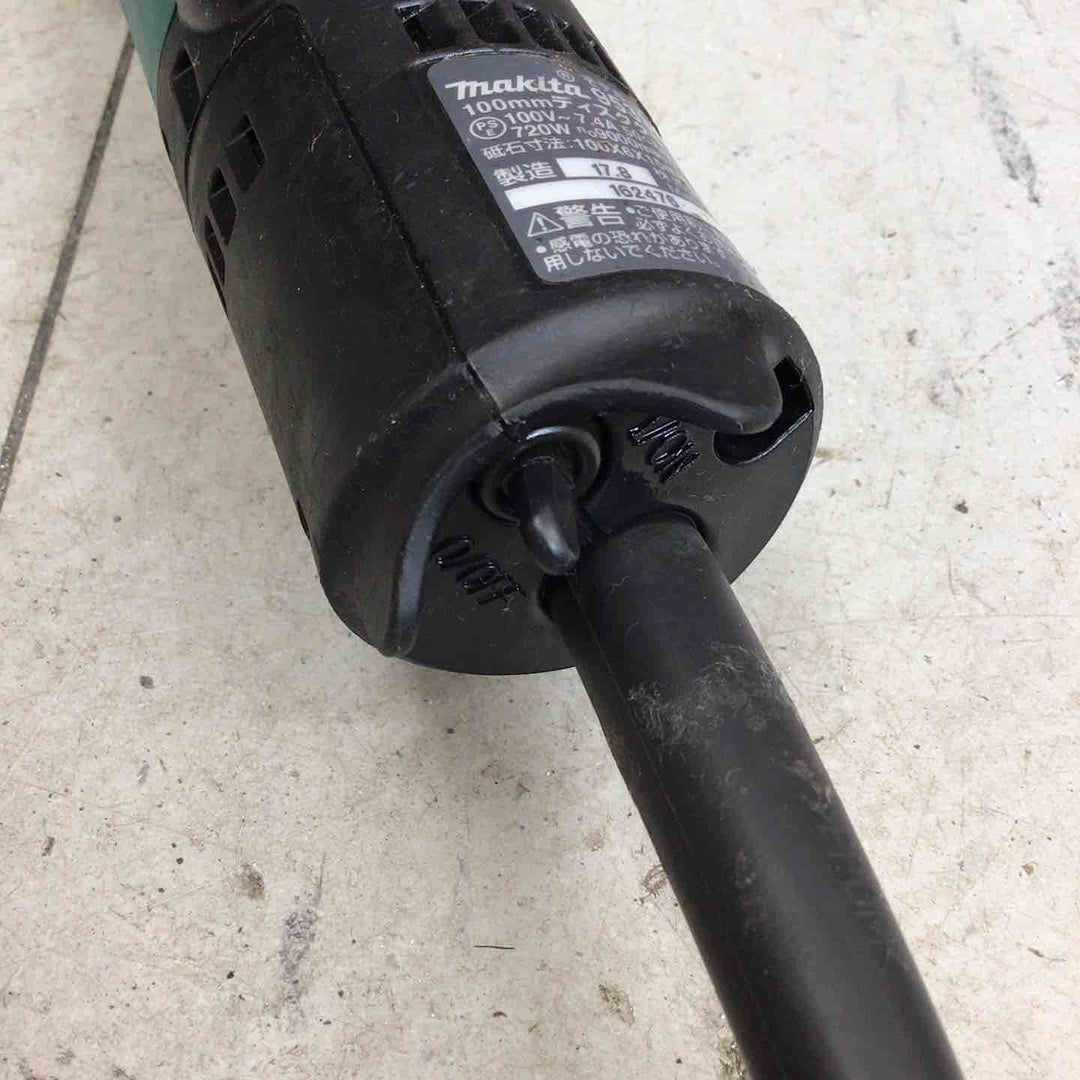 【現状品】 マキタ/makita ディスクグラインダ 低速高トルク ブレーキ付 100mm 9533BLA 【鴻巣店】