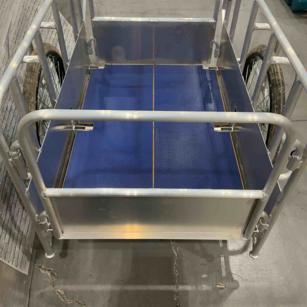 【店頭受取り限定】葛飾福祉工場 アルミ製リヤカー 耐荷重300Kg 折りたたみ可能【川口店】