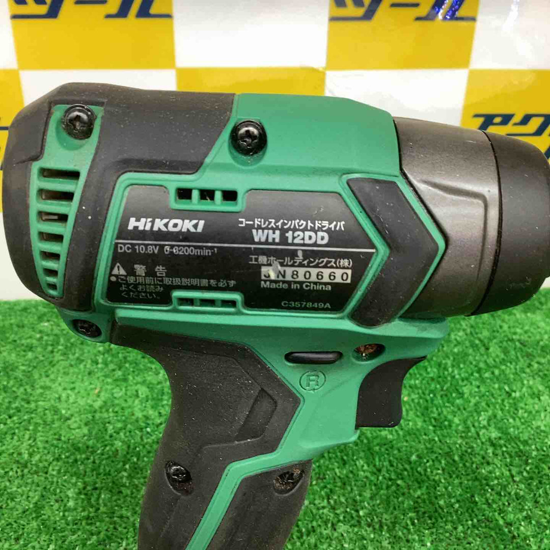 ★ハイコーキ(HIKOKI ※旧:日立工機) コードレスインパクトドライバー WH12DD　バッテリー1個付き　【越谷店】
