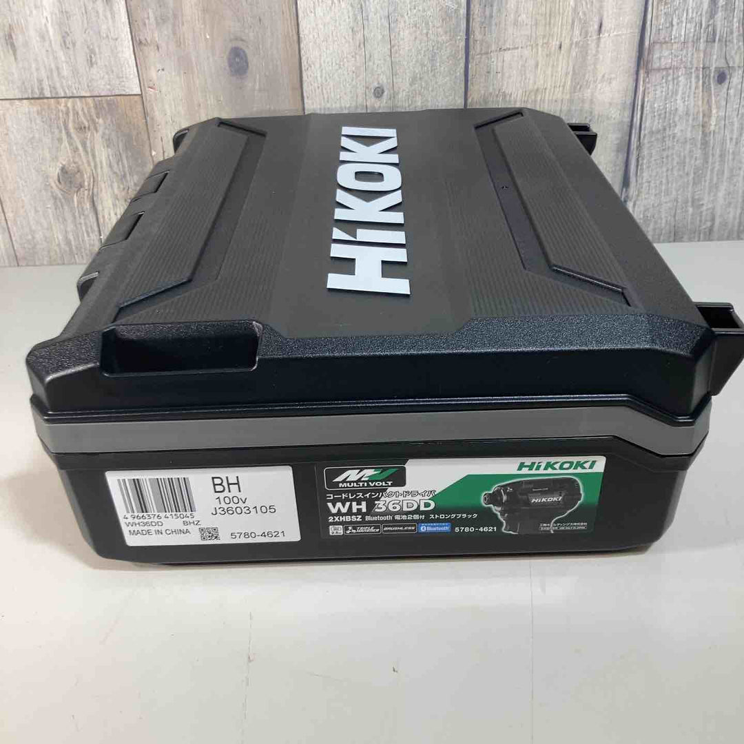 ★ハイコーキ(HIKOKI ※旧:日立工機) コードレスインパクトドライバ ストロングブラック WH36DD(2XHBSZ)【戸田店】