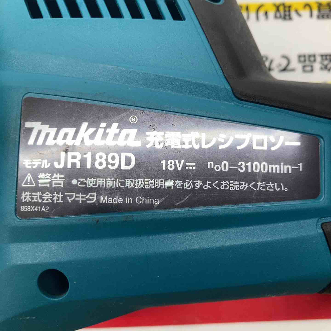 ★マキタ(makita) コードレスレシプロソー JR189DZ　本体のみ　18V対応【戸田店】
