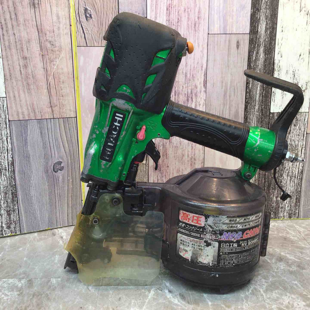 【中古品】★ハイコーキ HIKOKI 高圧エア釘打ち機 NV90HMC(L)【八潮店】