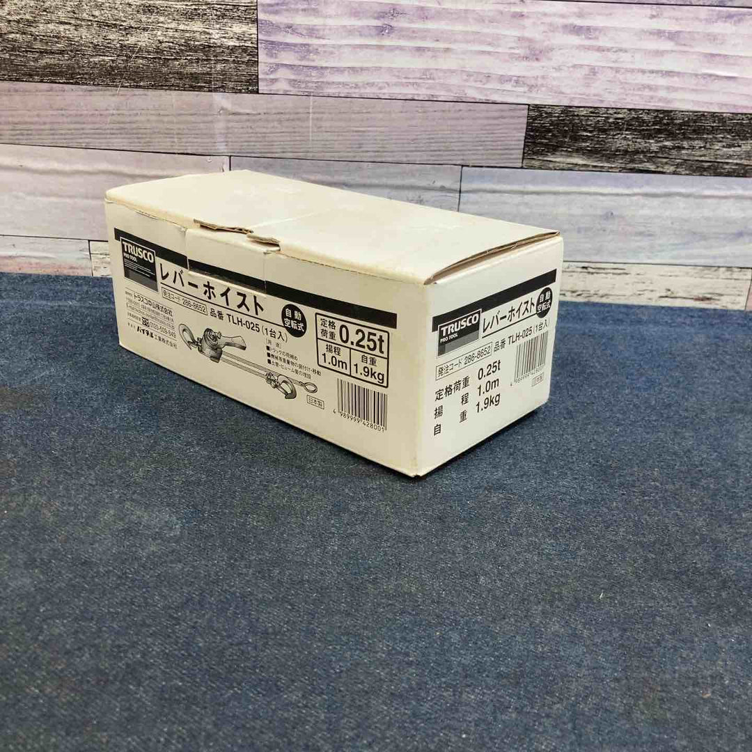 【未使用品】TRUSCO レバーホイスト0.25ton TLH025【八潮店】