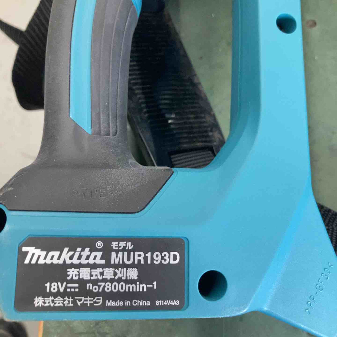 ◇マキタ(makita)18V コードレス草刈機 MUR193DZ ナイロンコード式 本体のみ【戸田店】