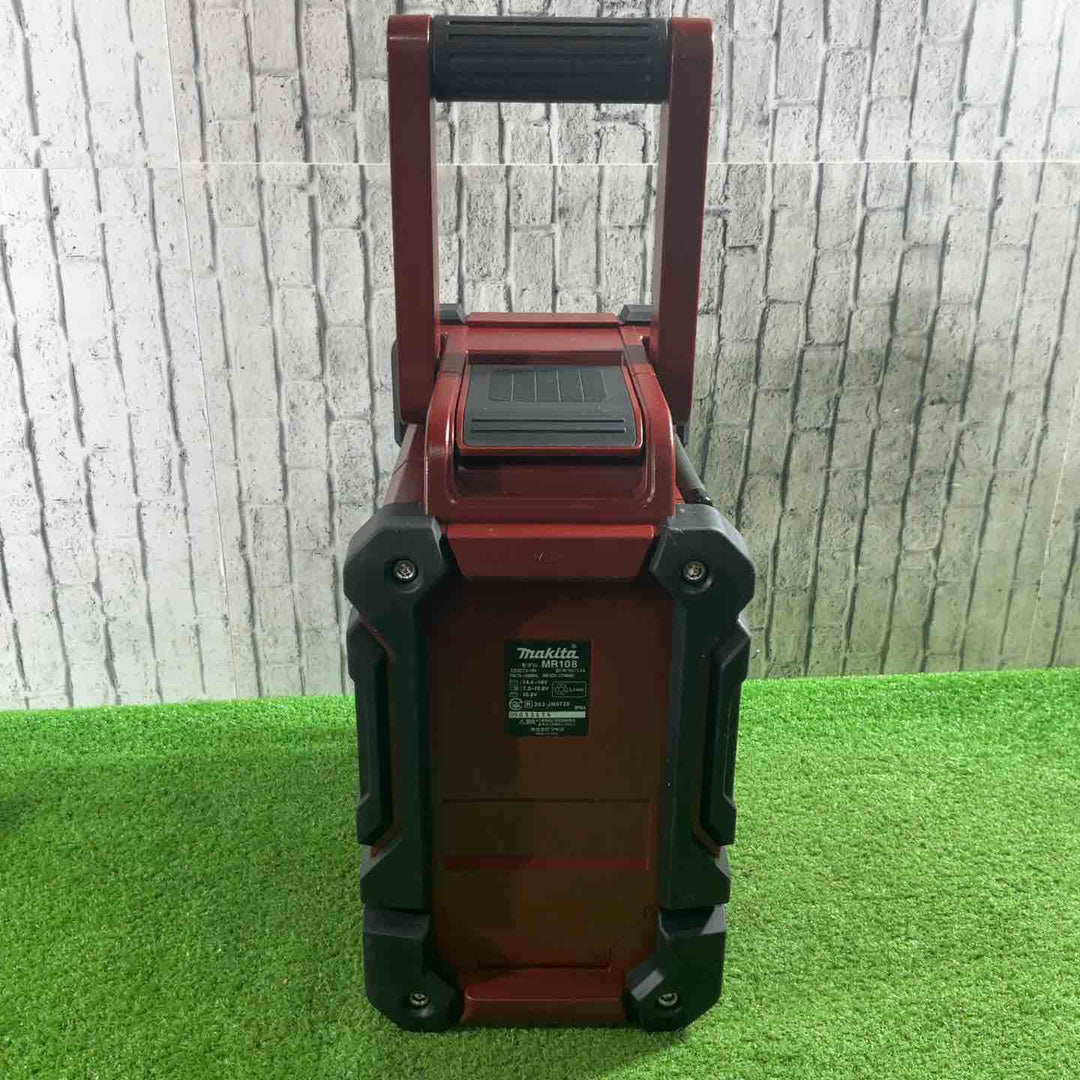 ◇マキタ(makita) コードレスラジオ MR108AR(限定色：オーセンティックレッド) 本体のみ【川口店】
