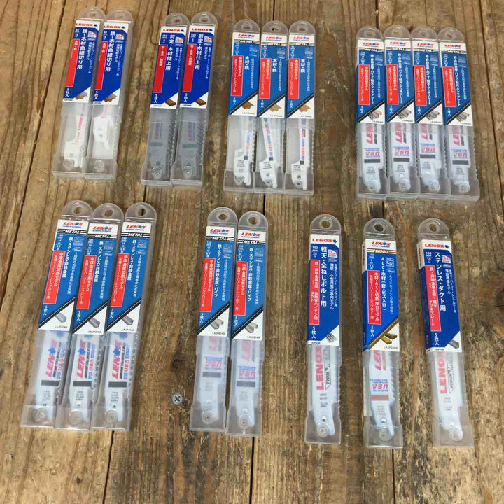 【未使用品/まとめ売り】レノックス(LENOX) レシプロソー替刃 5枚入り19個(計95枚) 木材/鉄/パイプ用 その他多種類あり【所沢店】