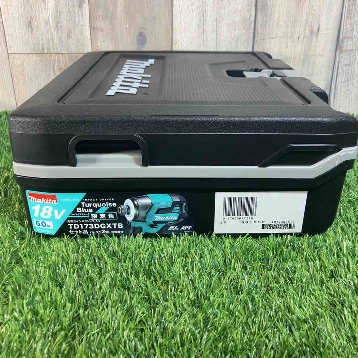 ★マキタ(makita) 18Vコードレスインパクトドライバ TD173DGXTB ターコイズブルー 限定色【戸田店】