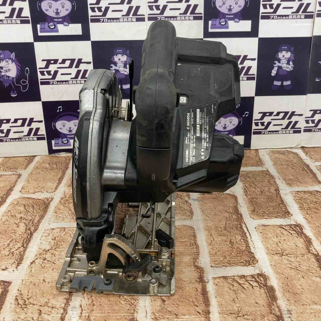 【中古品】ハイコーキ(HIKOKI ※旧:日立工機) コードレス丸のこ C3606DA(NNB)【所沢店】