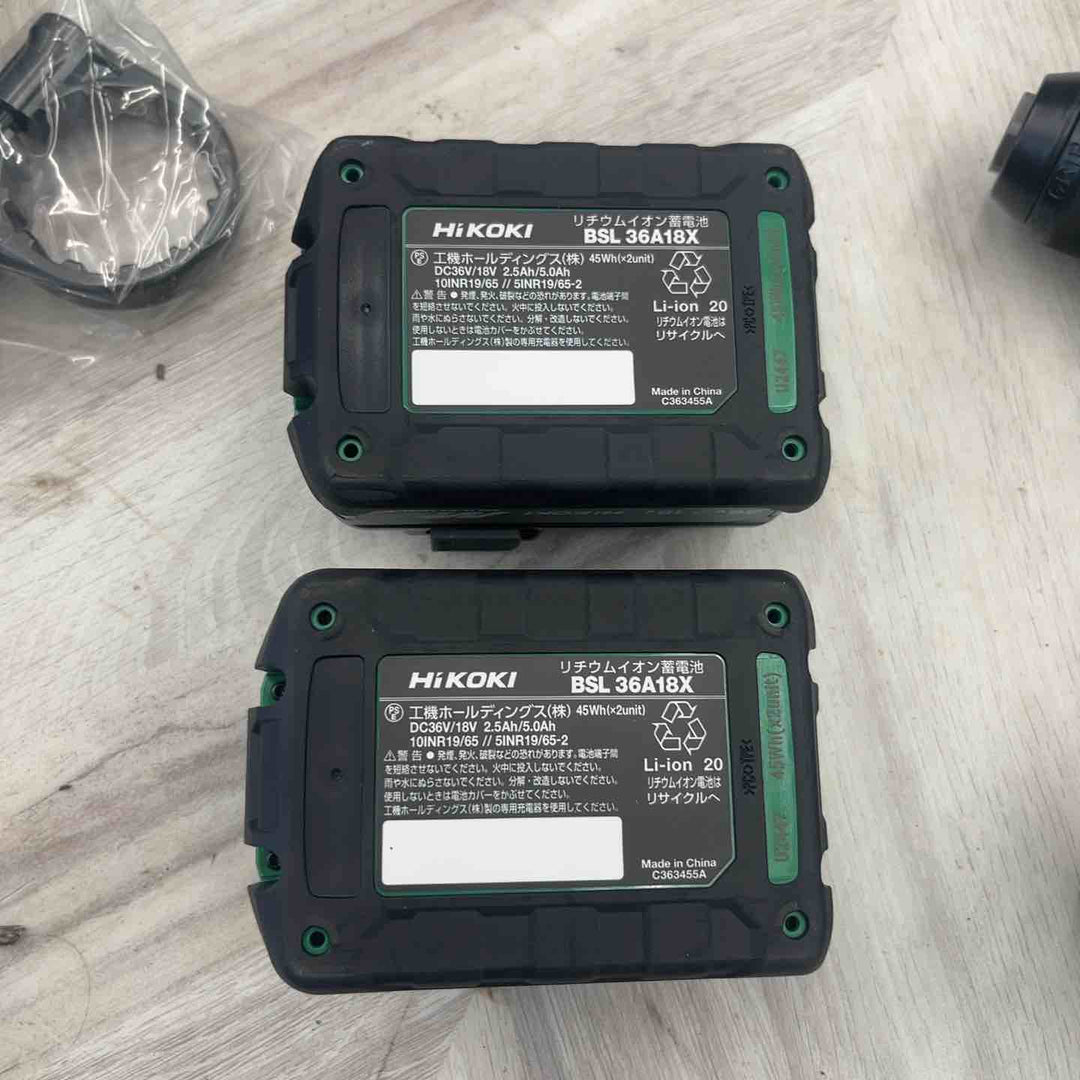 ★ハイコーキ(HIKOKI ※旧:日立工機) コードレスドリルドライバー DS18DC(2XPZ)【越谷店】