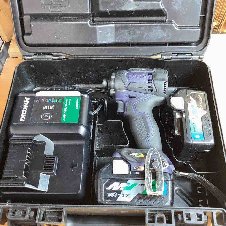 ハイコーキ(HIKOKI ※旧:日立工機) コードレスインパクトドライバー WH36DC(2XPDS) DIY ネジ ボルト 穴あけ 研磨 金属 研削【越谷店】