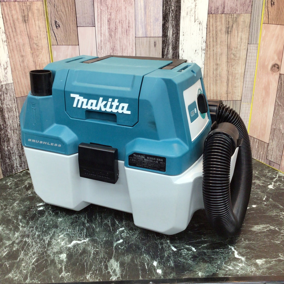 ★マキタ(makita) コードレス集じん機 乾湿両用 VC750DZ【八潮店】