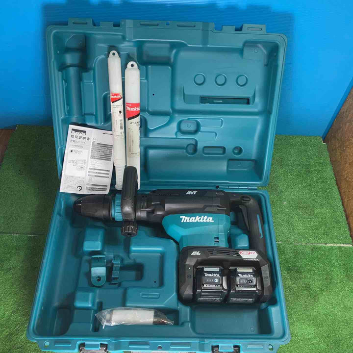 ★マキタ(makita) コードレスハンマ HM002GZK ●BL4040(40V・4.0Ah)×2個・チゼル2本付き ※充電器は付属無し【岩槻店】