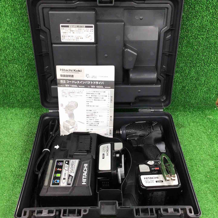 ハイコーキ(HIKOKI ※旧:日立工機) コードレスインパクトドライバー WH14DDL(2LSCK)(B)【川崎店】