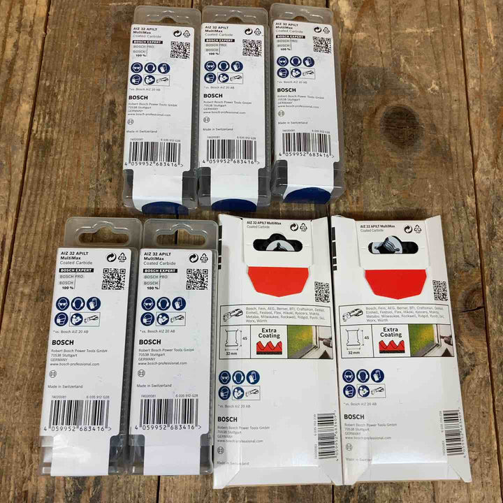 【未使用品】ボッシュ(BOSCH) マルチツールブレードスターロック AIZ32APILT 10枚入り*5点 5枚入り*2点 計60枚【所沢店】