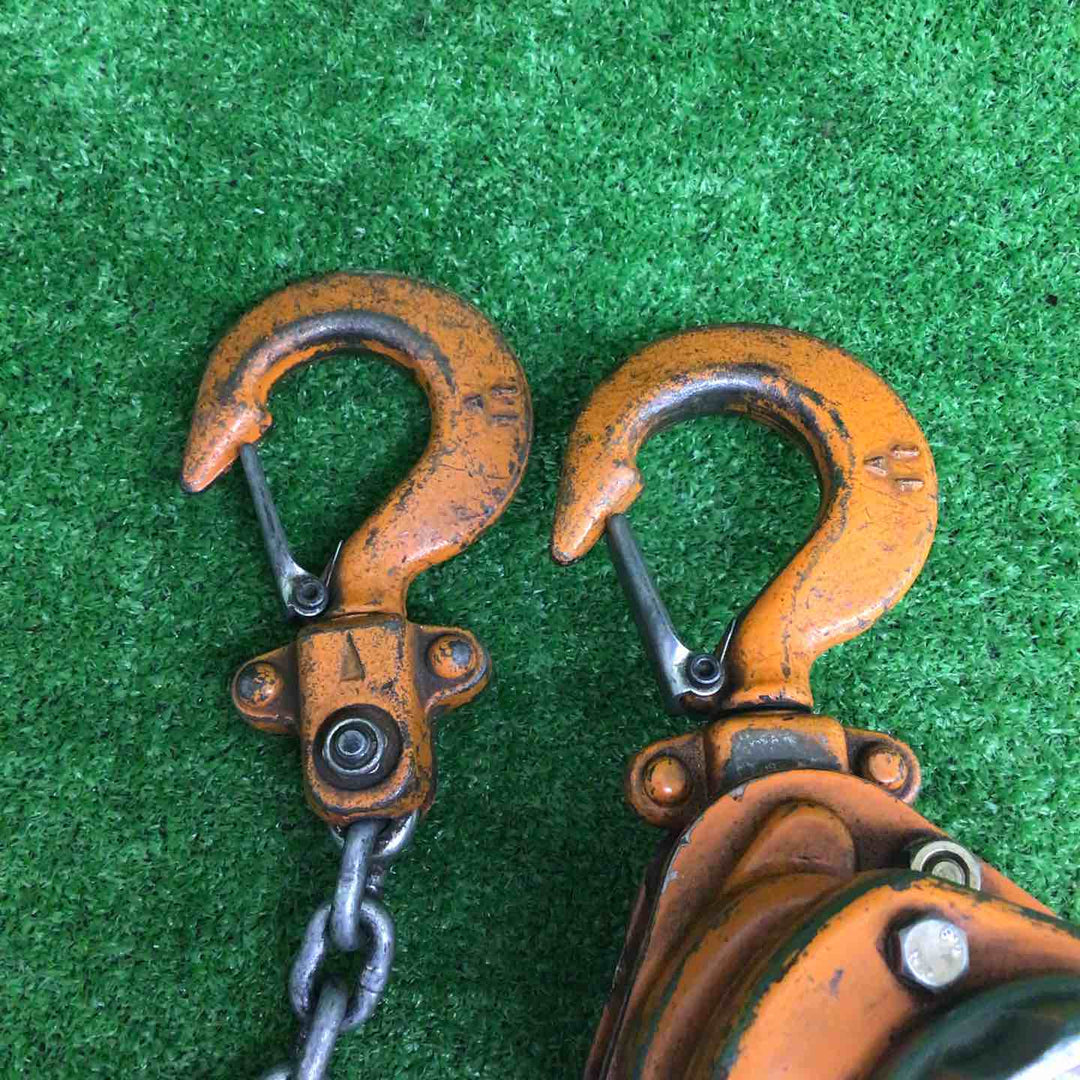 【現状品】 バイタル工業 1ton レバーチェーンブロック NR2-10 【鴻巣店】