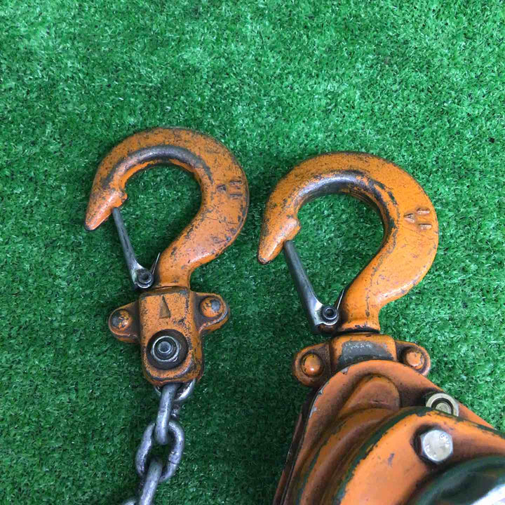 【現状品】 バイタル工業 1ton レバーチェーンブロック NR2-10 【鴻巣店】