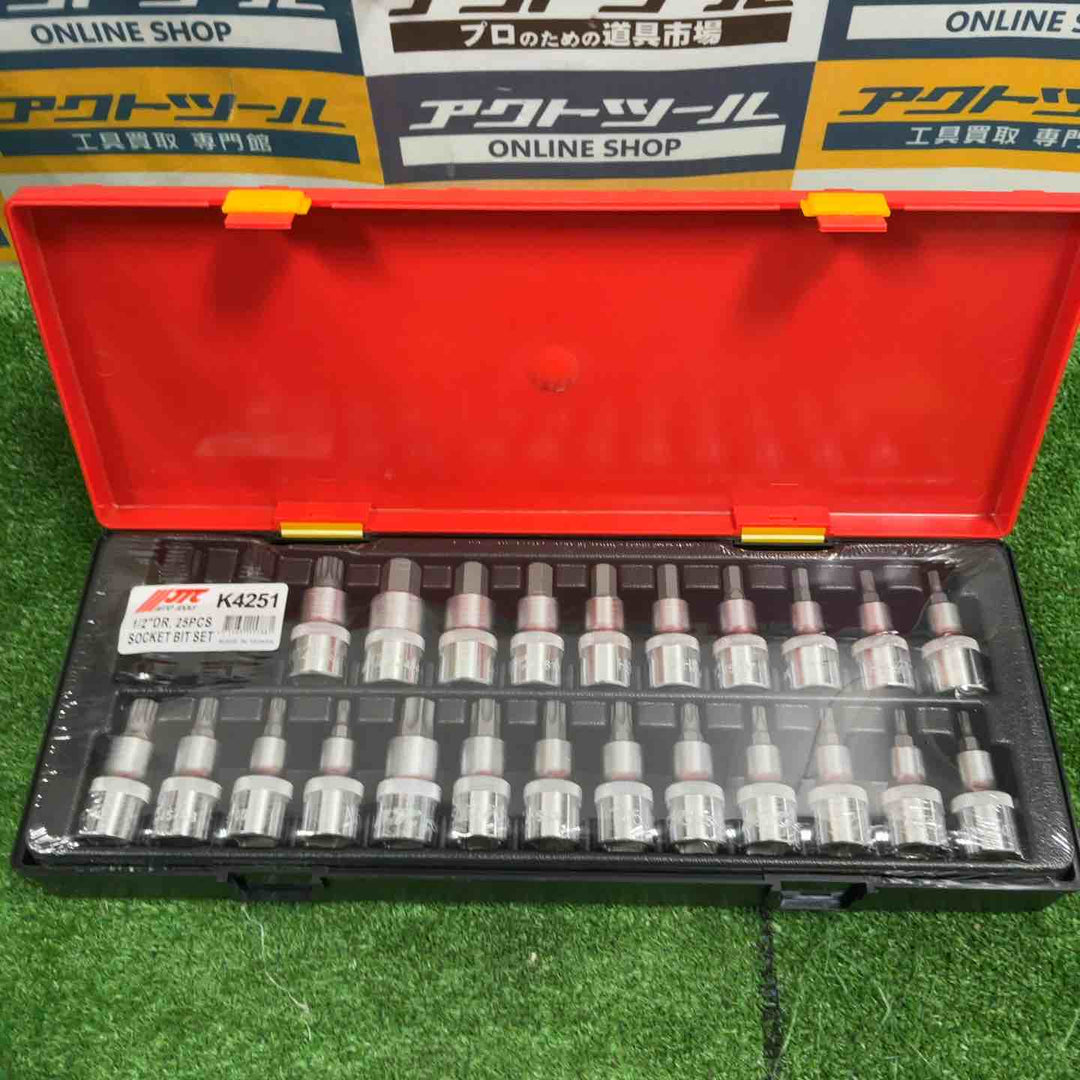 JTC 12.7mm 25PCS ソケットビットセット JTCK4251【草加店】
