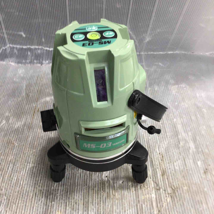 山真 グリーンレーザー 墨出し器 MS-03【草加店】