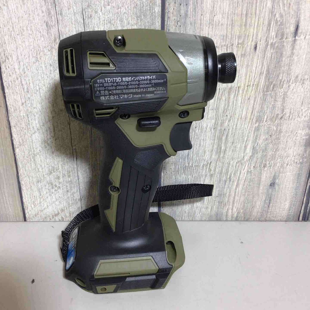 【未使用品】 マキタ makita コードレス インパクトドライバー TD173DZO オリーブ 本体【戸田店】