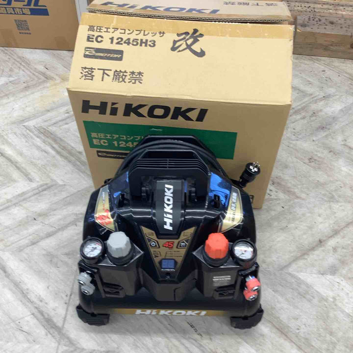 ★ハイコーキ(HIKOKI ※旧:日立工機) 高圧エアコンプレッサ EC1245H3(CTN)【越谷店】
