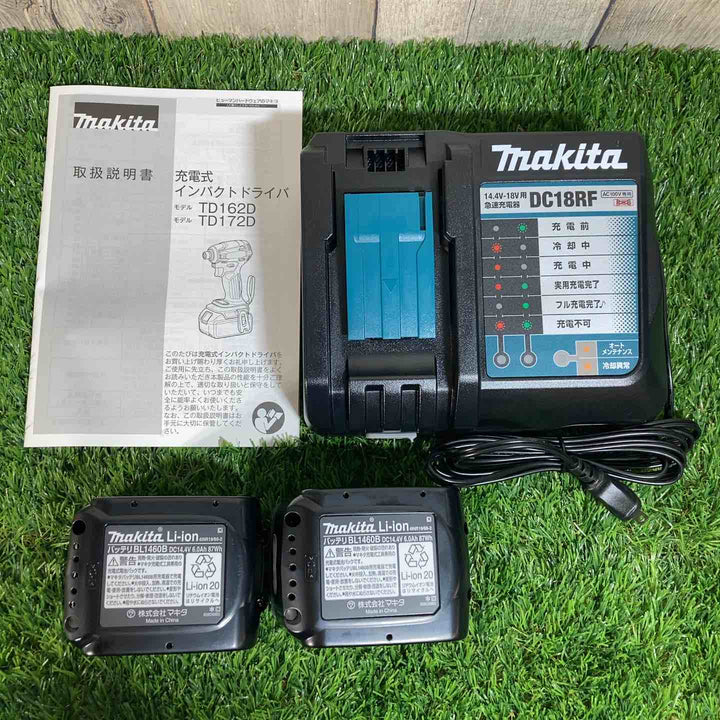 ★マキタ(makita)  14.4Vコードレスインパクトドライバー TD162DRGX純正バッテリ付【戸田店】