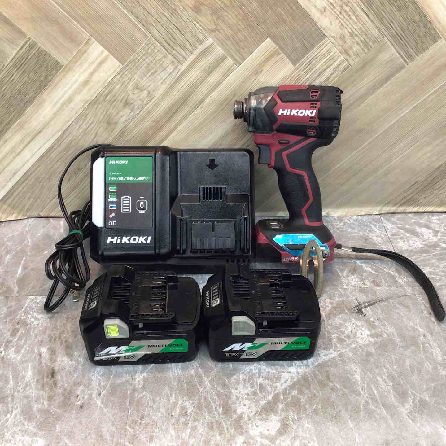 ハイコーキ インパクトドライバー WH36DC フルセット(ケース無し