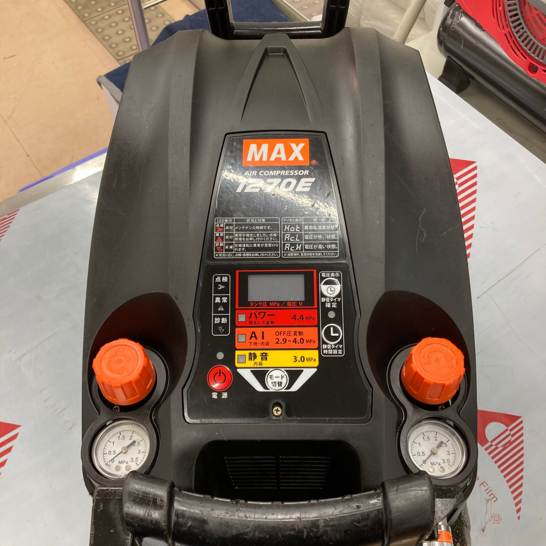 【中古品】★マックス(MAX) エアコンプレッサー AK-HH1270E_ブラック【東大和店】
