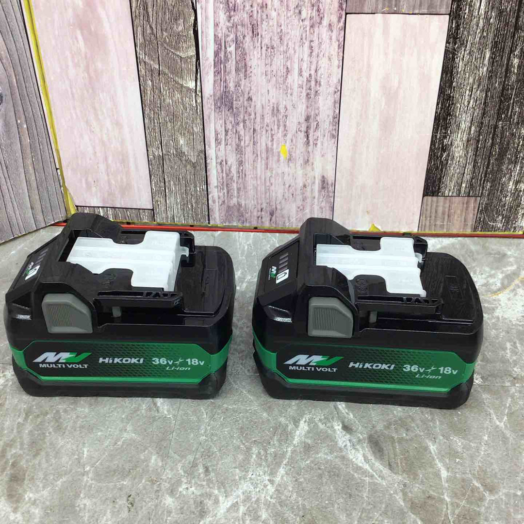 ◇HiKOKI(ハイコーキ) 36V 充電式 ディスクグラインダ G3610DC ブラック トイシ径100mm スライドスイッチ 蓄電池2個・充電器・ケース付 G3610DC(2XPBZ)【八潮店】