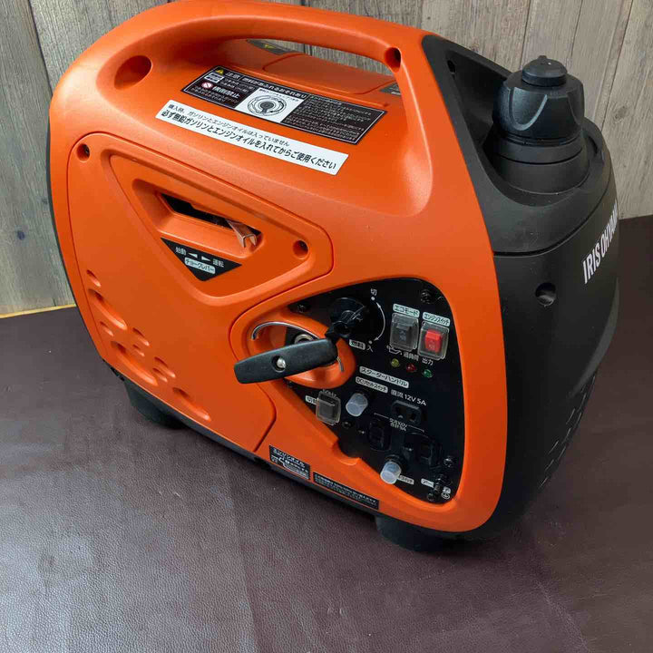 【中古美品】IRIS OHYAMA(アイリスオーヤマ) インバーター発電機 オレンジ PGEI-09【東大和店】