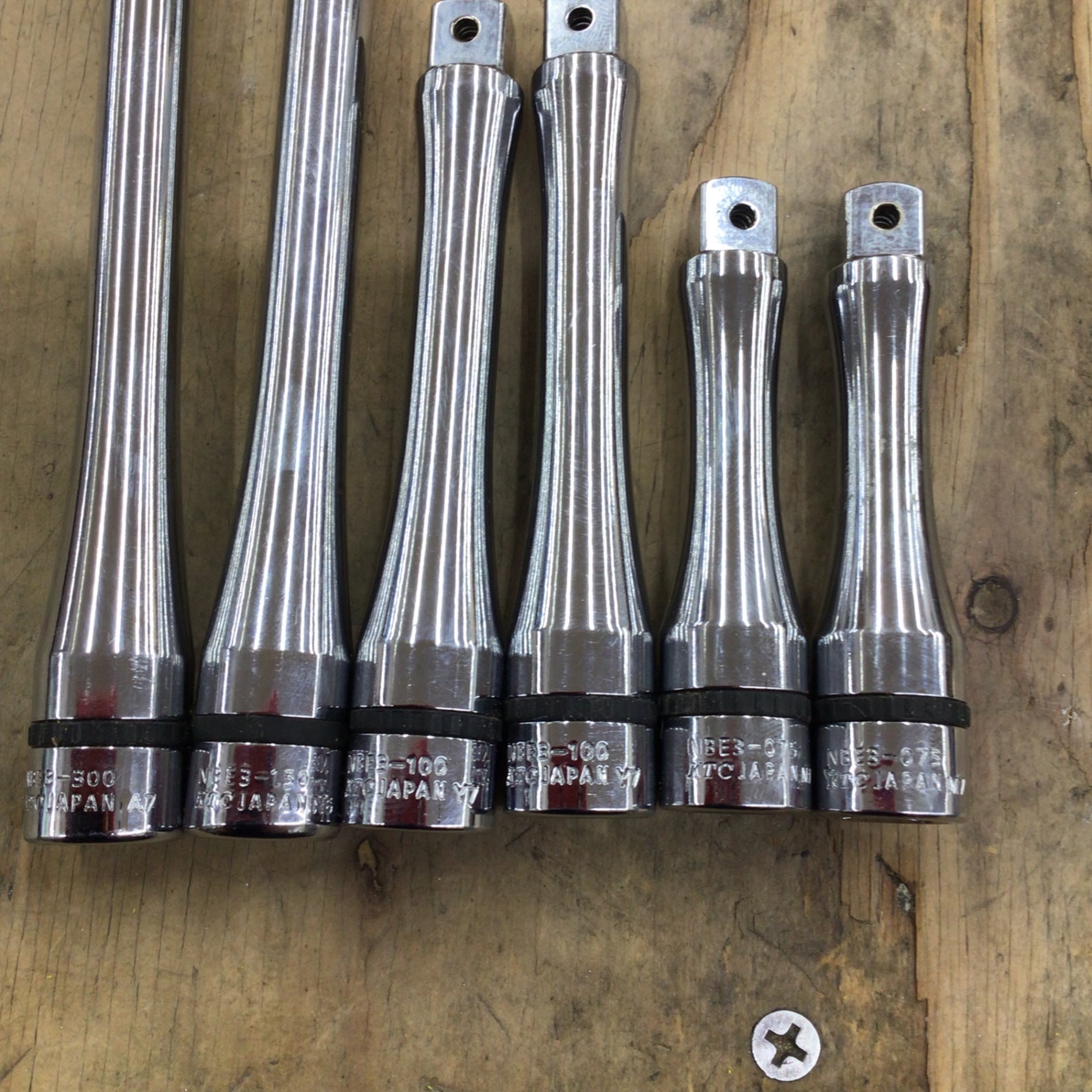 中古品ネプロス&frasl;nepros KTC 9.5mmエクステンションバー NBE3-075