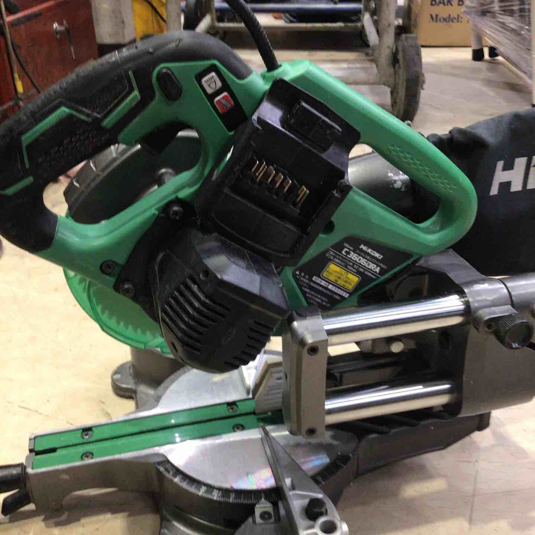 ★ハイコーキ(HIKOKI ※旧:日立工機) コードレス卓上スライド丸のこ C3606DRA(NN)【町田店】